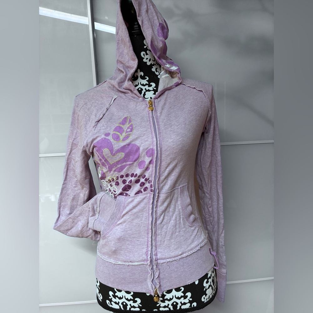 eckored hoodie Purple Top